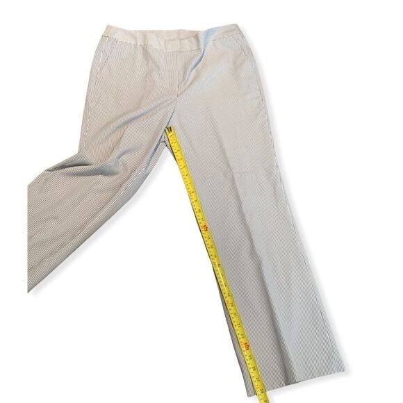 NINE West Navy Striped Dress Pants - Picture 6 of 8
